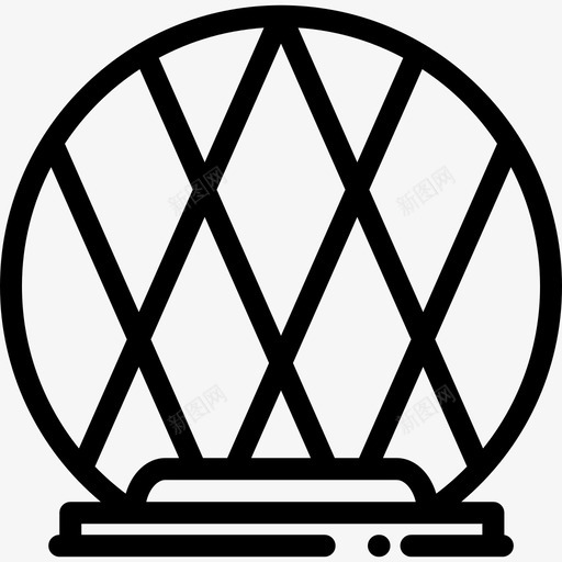 阿尔达地标古迹11线性图标svg_新图网 https://ixintu.com 古迹 地标 线性 阿尔
