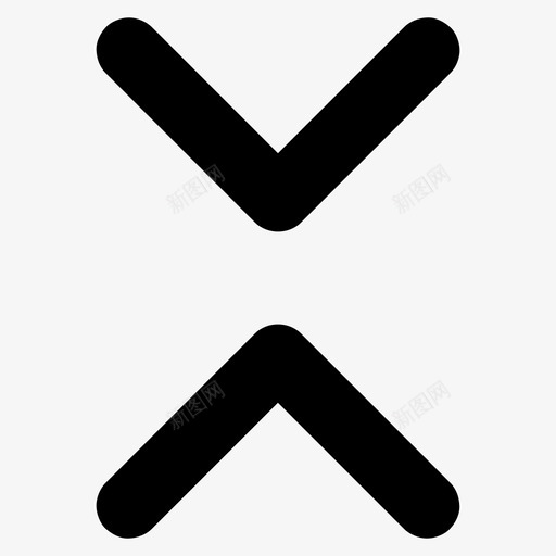 关闭方向向下图标svg_新图网 https://ixintu.com 关闭 向上 向下 基本图标所有尺寸 折叠 方向