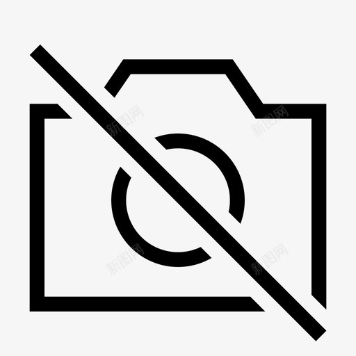 相机关闭交互ui图标svg_新图网 https://ixintu.com ui ux 交互 关闭 相机