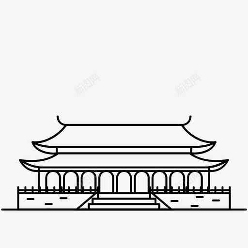 中国泰姆建筑地标图标svg_新图网 https://ixintu.com 世界 中国 国泰 地标 建筑