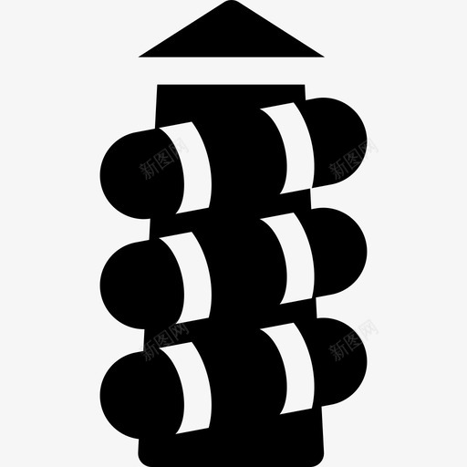 滑梯水上乐园3已填充图标svg_新图网 https://ixintu.com 填充 水上乐园 滑梯