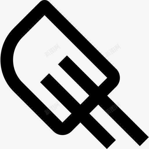 抹刀烹饪56线性图标svg_新图网 https://ixintu.com 抹刀 烹饪 线性