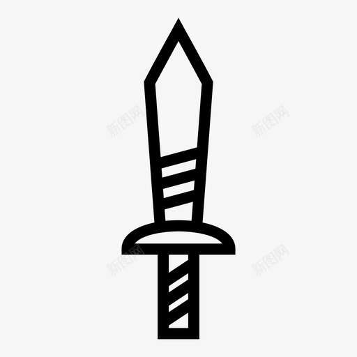 剑战骑士图标svg_新图网 https://ixintu.com 武器 骑士