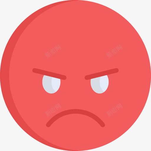 愤怒社交媒体65平淡图标svg_新图网 https://ixintu.com 媒体 平淡 愤怒 社交