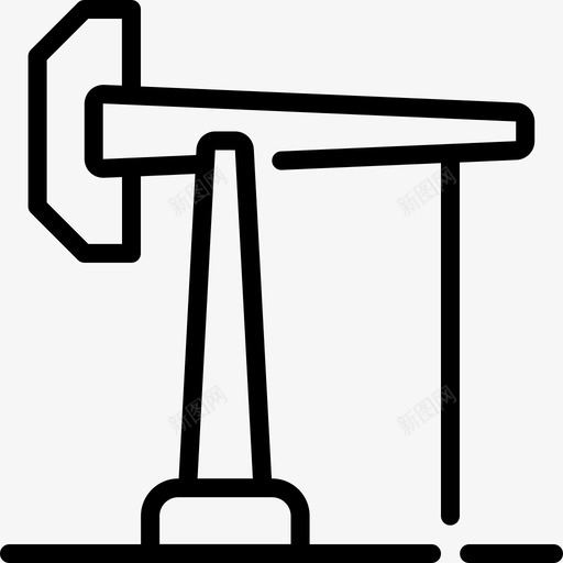 油田工业42线性图标svg_新图网 https://ixintu.com 工业 油田 线性