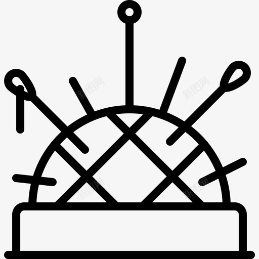 针状手工线状图标svg_新图网 https://ixintu.com 手工 线状 针状