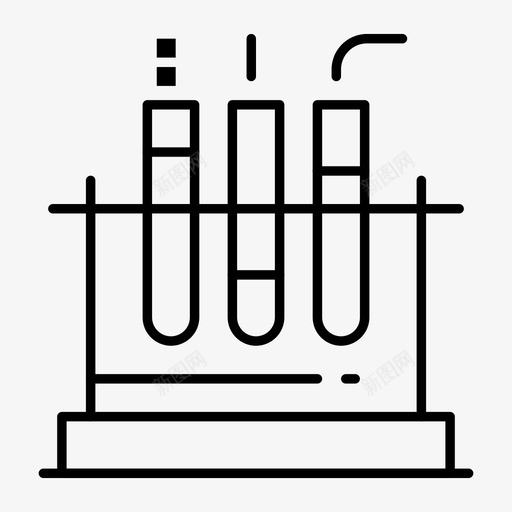 试管实验室医学图标svg_新图网 https://ixintu.com 2月 v6 web 医学 实验室 界面 系列 试管