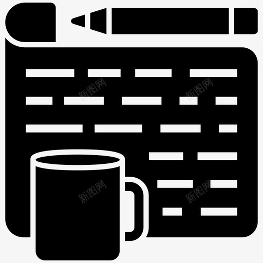 博客管理博客营销在线期刊图标svg_新图网 https://ixintu.com 写作 博客 固体 图标 在线 处理 推广 文章 期刊 管理 营销