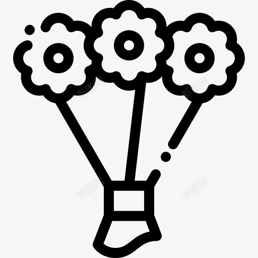 花束风景艺术17线性图标svg_新图网 https://ixintu.com 线性 艺术 花束 风景