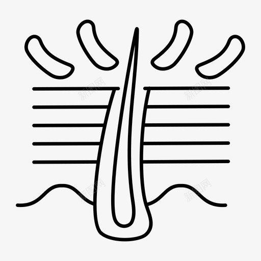 银屑病皮肤病斑块图标svg_新图网 https://ixintu.com 出现 斑块 症状 皮肤 皮肤病 银屑病