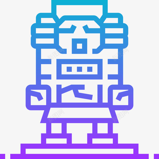 墨西哥博物馆11号梯度图标svg_新图网 https://ixintu.com 墨西哥博物馆11号 梯度