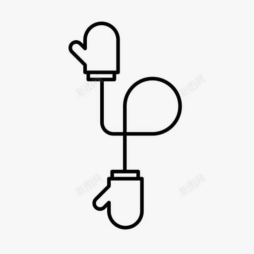 手套烘焙冷藏图标svg_新图网 https://ixintu.com 冷藏 圣诞 套装 手套 烘焙