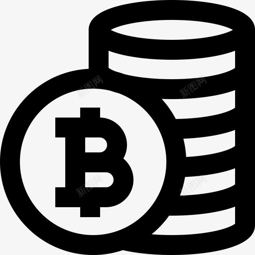 比特币加密货币21概述图标svg_新图网 https://ixintu.com 加密 概述 比特 货币