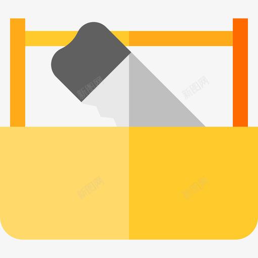 锯工具箱2扁平图标svg_新图网 https://ixintu.com 工具箱2 扁平 锯