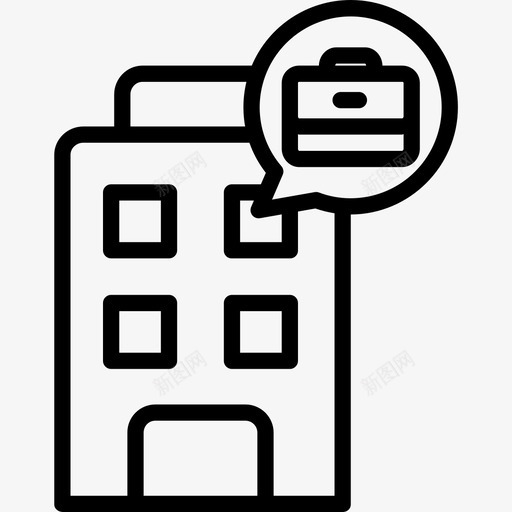 办公室125办公室直线型图标svg_新图网 https://ixintu.com 办公室 直线 线型