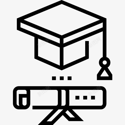 毕业大学30岁直系图标svg_新图网 https://ixintu.com 30岁 大学 毕业 直系