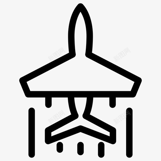 空客飞机航空运输图标svg_新图网 https://ixintu.com 功率 图形线图标 空客 航空运输 速度 飞机 飞行