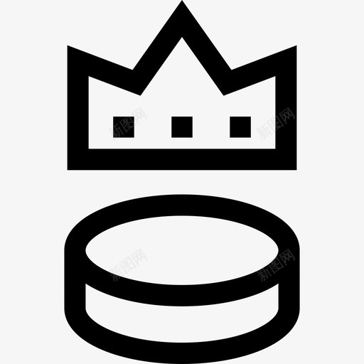 冰球曲棍球9直线图标svg_新图网 https://ixintu.com 冰球 曲棍球 直线