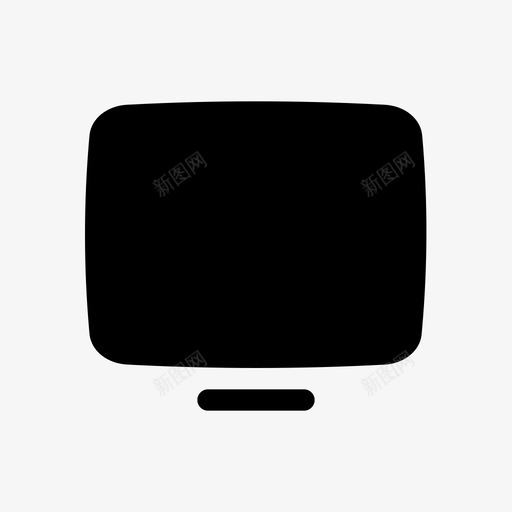 桌面显示器pc图标svg_新图网 https://ixintu.com glyphsolid pc 图标 屏幕 显示器 桌面 流行