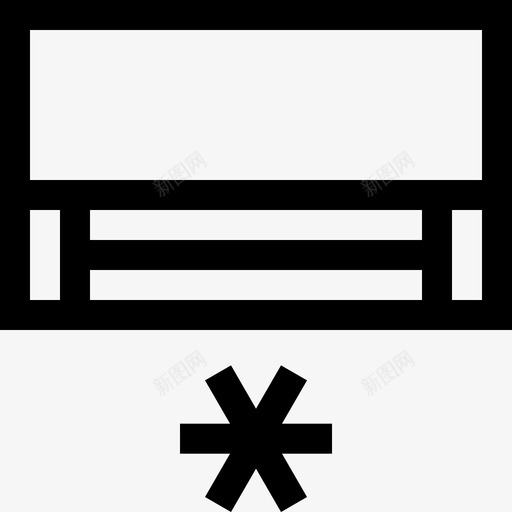 空调家庭自动化16线性图标svg_新图网 https://ixintu.com 家庭 空调 线性 自动化