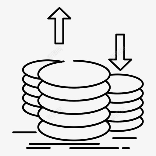 硬币资本金融图标svg_新图网 https://ixintu.com 2月 v4 收入 收集 界面 硬币 网络 资本 金融 黄金