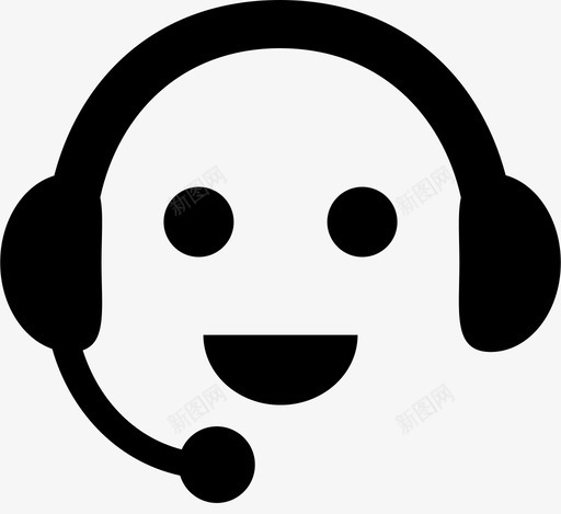 接线员协助客户服务图标svg_新图网 https://ixintu.com voip 协助 客户服务 帮助 接线员 支持
