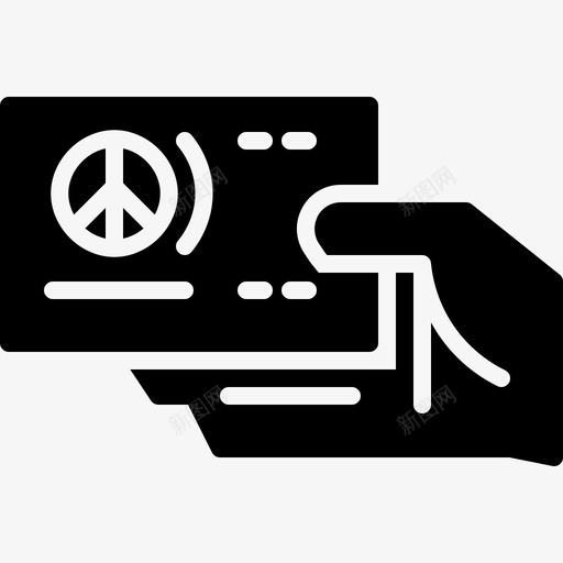 捐款付款信用卡捐款图标svg_新图网 https://ixintu.com 付款 信用卡 和平 捐款 难民