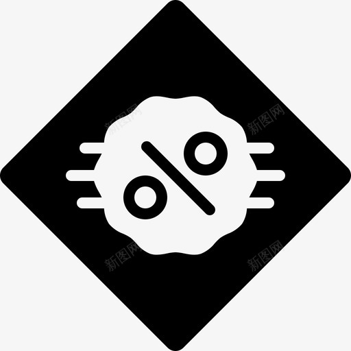 折扣经济百分比图标svg_新图网 https://ixintu.com 折扣 百分比 符号 经济