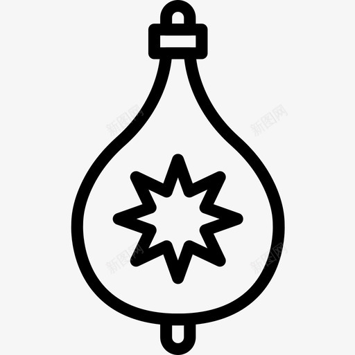 圣诞舞会假日39直线型图标svg_新图网 https://ixintu.com 假日 圣诞 直线 线型 舞会