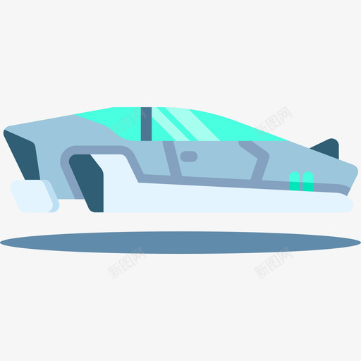 气垫车未来世界平板图标svg_新图网 https://ixintu.com 平板 未来世界 气垫