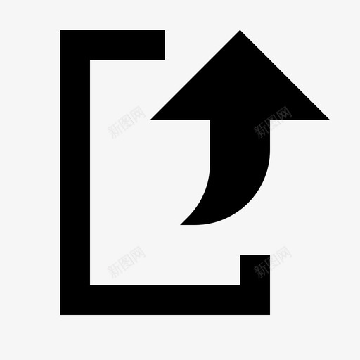 共享导入发送图标svg_新图网 https://ixintu.com 上传 传输 共享 共享导出 发送 导入