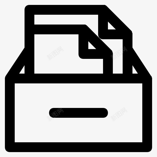 文件归档管理器软件图标svg_新图网 https://ixintu.com 归档 文件 管理器 系统 软件