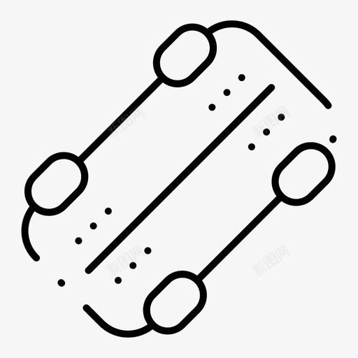 滑板运动运动设施和运动训练常规圆点线图标svg_新图网 https://ixintu.com 圆点 常规 滑板 点线 设施 运动 运动训练