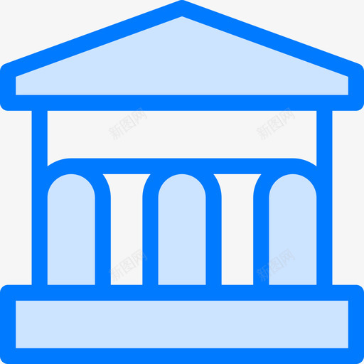 坦普尔阿拉伯联合酋长国4蓝色图标svg_新图网 https://ixintu.com 普尔 联合 蓝色 酋长国 阿拉伯