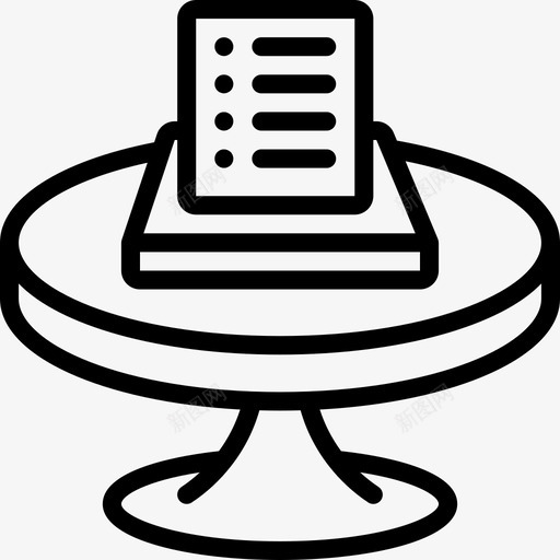 咖啡桌5号咖啡厅直线型图标svg_新图网 https://ixintu.com 5号咖啡厅 咖啡桌 直线型