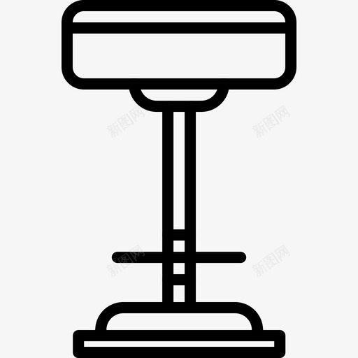 酒吧椅家具家居图标svg_新图网 https://ixintu.com 室内 家具 家居 酒吧