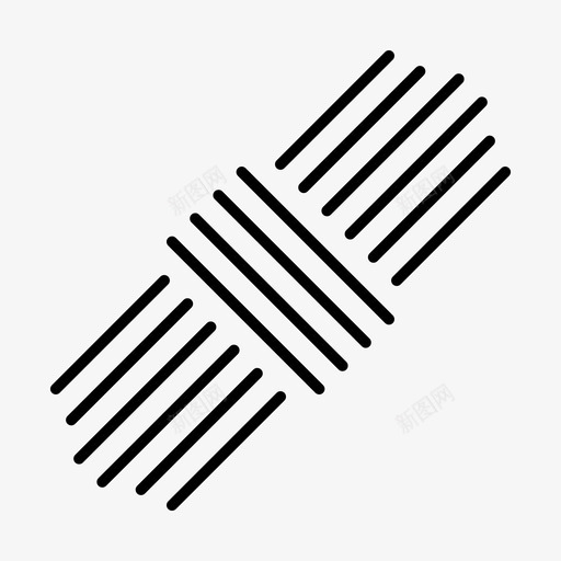 绳索包装套件图标svg_新图网 https://ixintu.com feb v5 包装 套件 界面 系列 绳索 网络