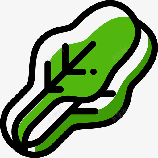 卷心菜健康食品15种颜色省略图标svg_新图网 https://ixintu.com 15种 健康食品 卷心菜 省略 颜色