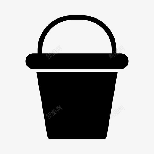 桶容器设备图标svg_新图网 https://ixintu.com 容器 桶 水 消防员 设备
