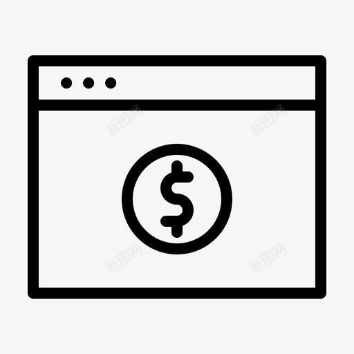 网上银行金融科技解决方案线图标svg_新图网 https://ixintu.com 科技 网上银行 解决方案 金融