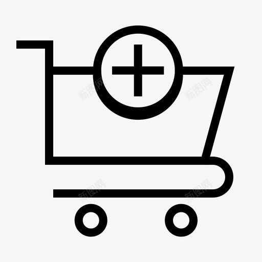 外接购物车市场商店图标svg_新图网 https://ixintu.com 商店 外接购物车 市场 用户界面