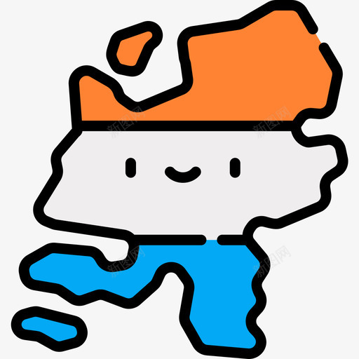荷兰荷兰8线性颜色图标svg_新图网 https://ixintu.com 线性 荷兰 颜色