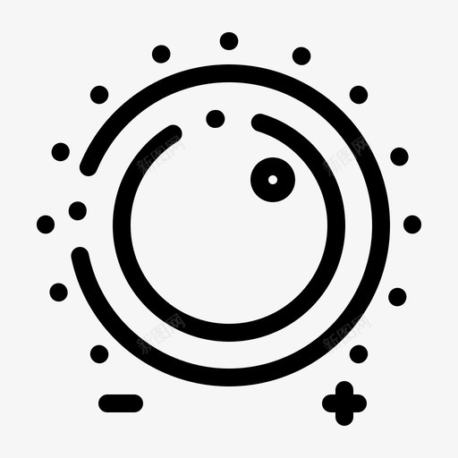 音频控制增益图标svg_新图网 https://ixintu.com 加粗 增益 声音 工作室 控制 数字 电平 虚线 音频