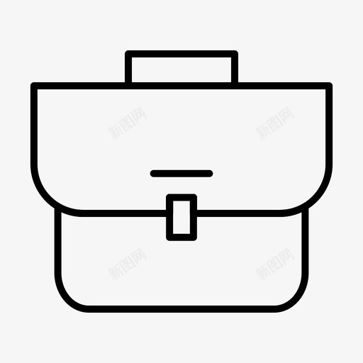 包箱子手提箱图标svg_新图网 https://ixintu.com facebook 工作 常规 手提箱 箱子 线路