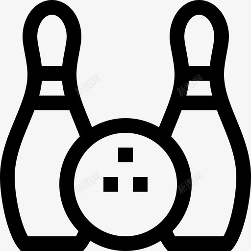 保龄球生活方式14直系图标svg_新图网 https://ixintu.com 保龄球 生活方式14 直系
