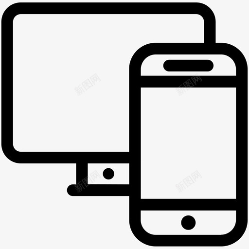 响应设备搜索引擎优化营销图标svg_新图网 https://ixintu.com 优化 响应 搜索引擎 营销 设备 设计