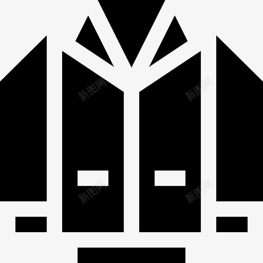 夹克冬衣和附件4填充图标svg_新图网 https://ixintu.com 冬衣和附件4 填充 夹克