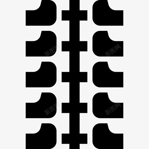 脊椎人体器官4字形图标svg_新图网 https://ixintu.com 人体 器官 字形 脊椎