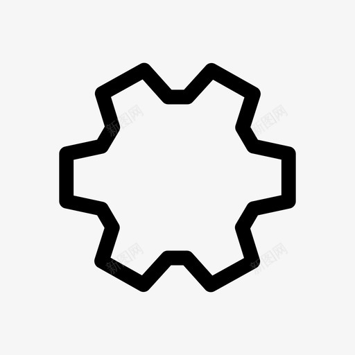 cogs管理选项图标svg_新图网 https://ixintu.com cogs 图标 圆形 流行 管理 线条 设置 选项 预设