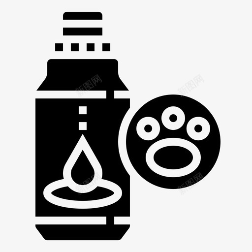 肥皂清洁剂液体图标svg_新图网 https://ixintu.com 宠物 宠物用品 洗涤 液体 清洁剂 肥皂